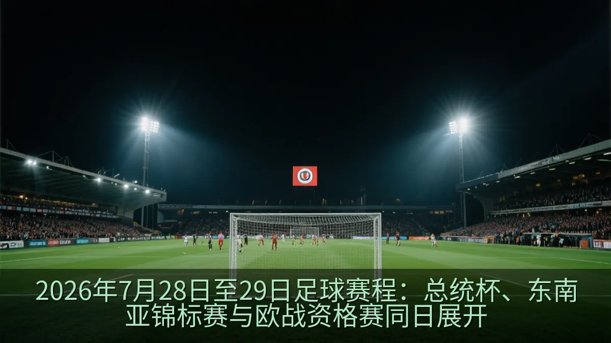 2026年7月28日至29日足球赛程：总统杯、东南亚锦标赛与欧战资格赛同日展开